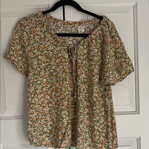 Melrose and Market Multicolor Floral Blouse